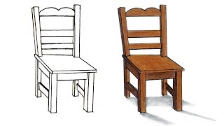 How To Draw A Chair Step By Step Videos 9tube Tv
