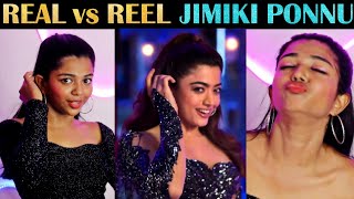 Real vs Reel Jimikki Ponnu | Amala vs Rashmika | Reels Troll | Rakesh & Jeni