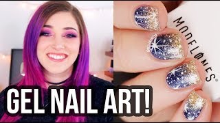 Modelones Gel Swatch \u0026 Review (AND GEL GRADIENT NAIL ART!) || KELLI MARISSA