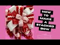 How to Make a Stacked Bow - Easy Bowdabra Bow Maker Tutorial