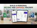 How to Build a Personal Expense Tracker with Google Sheets & AI (No Code!)
