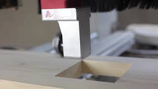 ATEMAG EXTRA 2 Corner Notching \u0026 Squaring Aggregate | Scott+Sargeant Woodworking Machinery