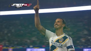Zlatan Ibrahimovic sets off the fireworks with two goals against Toronto!