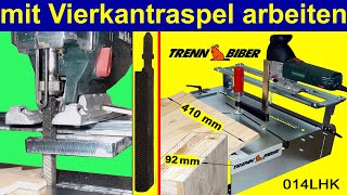 Stichsägetisch Trenn Biber 014LHK mit Feile, Raspel zum entgraten oder Glätten-siehe ebay Link unten