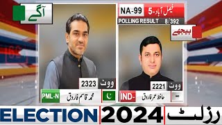 NA 99 | 8 Polling Station Results | PMLN Aagay | Election 2024 Latest Results | Dunya News
