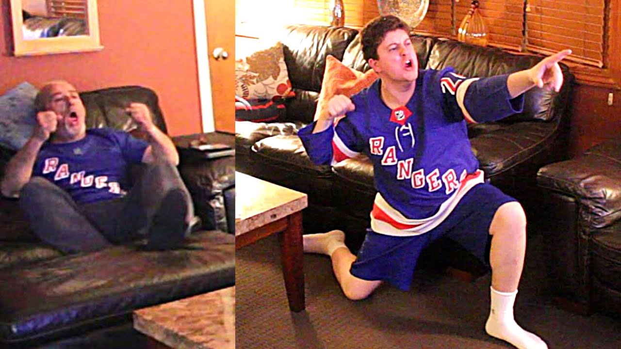 Rangers Fan Reaction - Game 2 - Penguins Vs Rangers - YouTube