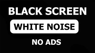 (No Ads) 24 Hours of White Noise | Black Screen for Sleeping & Studying | Perfect Sleep Sounds
