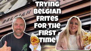 Trying Belgian FRITES For The First Time