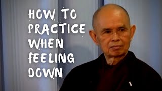 How to Practice Mindfulness When Feeling Down or Anxious | Thich Nhat Hanh (EN subtitles)