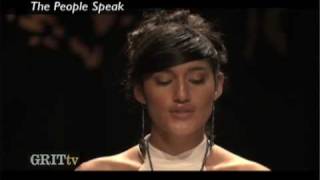 GRITtv: The People Speak with Q'orianka Kilcher