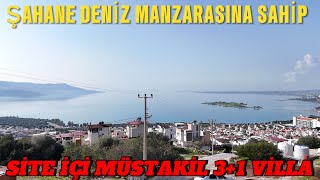 DiDiM AKBÜKTE SAHANE DENIZ MANZARALI SITE iÇi MÜSTAKIL 3+1 VILLA FIYAT 5.750.000₺