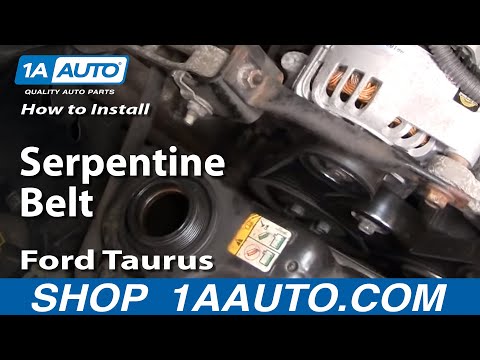 How To Install Replace Serpentine Belt Ford Taurus 3.0L V6 1AAuto.com How To Install Replace Serpentine Belt Ford Taurus 3.0L V6 1AAuto.com