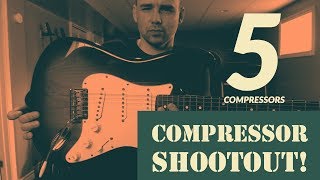 Compressor Shootout | Keeley, Joyo, Wampler \u0026 Mooer | Clint Curtis