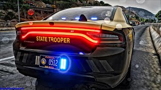 Playing GTA 5 As A POLICE OFFICER Highway Patrol|| FHP|| GTA 5 Mod| 4K