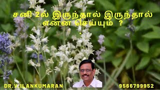 சனி 2ல் இருந்தால் என்ன பலன் ? | Saturn in second house.