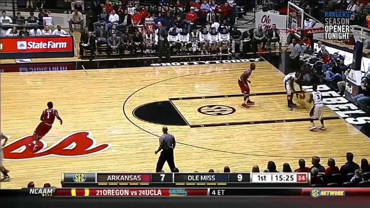 01/19/2013 Arkansas Vs Ole Miss Men's Basketball Highlights - YouTube