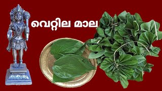 വെറ്റിലമാല കെട്ടാൻ പഠിക്കാം #padma undamala