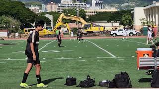 Eli 1of1 KaimukiHS JV\u0026varsity vs McKinley Tigers JV\u0026varsity 12/11/24 boys soccer at McKinleyHS