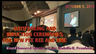 Oath Taking and Induction Ceremonies for New PEE REE and RME | Engr. Peñalosa |VLOG #9 | RARVAVLOGS