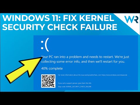 How to fix Kernel Security Check Failure in Windows 11