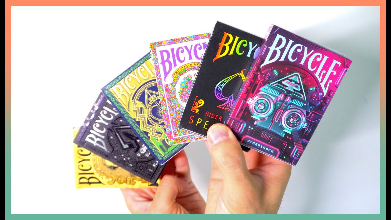 6 Eye Catching Bicycle Card Decks For Everyday Carry Vol 3 Youtube