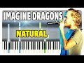 Imagine Dragons - Natural Piano Tutorial (Sheet Music + midi)