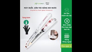 Hướng Dẫn Sử Dụng Máy Duỗi Uốn Tóc Bằng Hơi Nước NANOMAX KR - 088PLUS