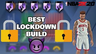 THE BEST LOCKDOWN BUILD IN NBA 2K20! + ALL ANIMATIONS AND WHAT BADGES TO USE!
