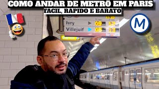 COMO ANDAR DE METRÔ EM PARIS (FÁCIL, RÁPIDO E BARATO) ♥ - Bruna Paula