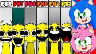 Sonic and Amy watch All Phases in Incredibox Sprunki But Everyone Is Alive: From Phase 1 To Phase 8