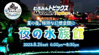 キラキライルミネーション いつもと違う「夜の水族館」【むろみんトピックス】