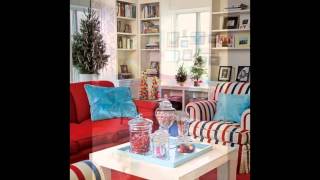 living room red sofa decorating ideas