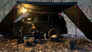 아무도 없는 산속 혼자 차박캠핑 솔직히 무섭다..🚙🏕 ㅣ차박캠핑ㅣ노지캠핑ㅣ모하비 더마스터