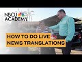 José Díaz-Balart's Live Translation Tips