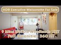 HDB Executive Maisonette for Sale !!! View Now !!! 9 Mins Walk to Woodlands MRT!