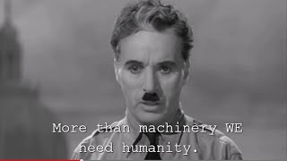 cc GREAT SPEECH - Charlie Chaplin