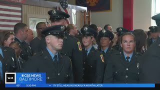 Newest Baltimore City firefighters, EMTs take oath following 40 weeks at Fire Academy