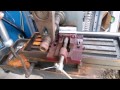 Cutting a keyway on a KENT-OWENS Horizontal Milling machine