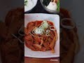 【山田うどん】赤パンチ定食 ミックスサラダ shorts