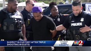 Suspect in custody after 3 people shot in Eustis, police say