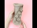 10 amazing flower vase ideas from waste materials jute craft ideas