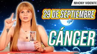 MHONI VIDENTE ❤️ Horóscopo de hoy CÁNCER 29 de SEPTIEMBRE 2021 ❤️ ESTO NO TE LO HABÍA DICHO NADIE ❤️