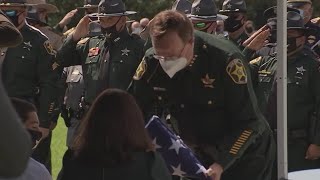 Polk County deputy who died from COVID-19 remembered at funeral