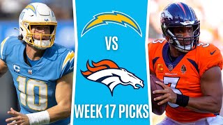 Chargers vs Broncos Best Bets | Week 17 NFL Picks and Predictions