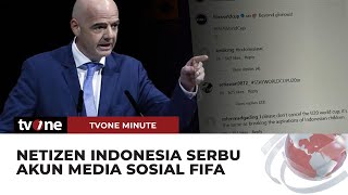 Buntut Batal Jadi Tuan Rumah Piala Dunia, Netizen Indonesia Serbu Instagram FIFA | tvOne Minute