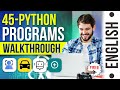 Become a Pro Python Programmer | Top 45 Python Advanced Programs (Part-2) - In English 😍