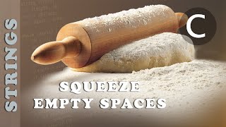Algorithmics & Programming - Exercise - Reverse and squeeze empty spaces in a string