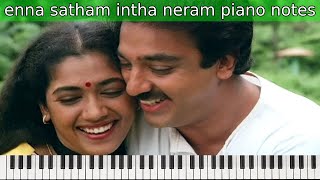 Enna Satham Intha neram| Tamil BEGINNERS keyboard TUTORIAL | Ilayaraja song tamil piano notes