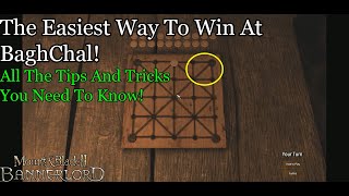 How to play and win BaghChal the Battanian Board Game. Mount and Blade Bannerlord! (Beginners Guide)