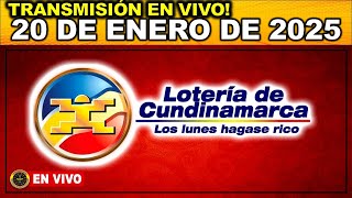 LOTERIA DE CUNDINAMARCA último sorteo del LUNES 20 de Enero de 2025